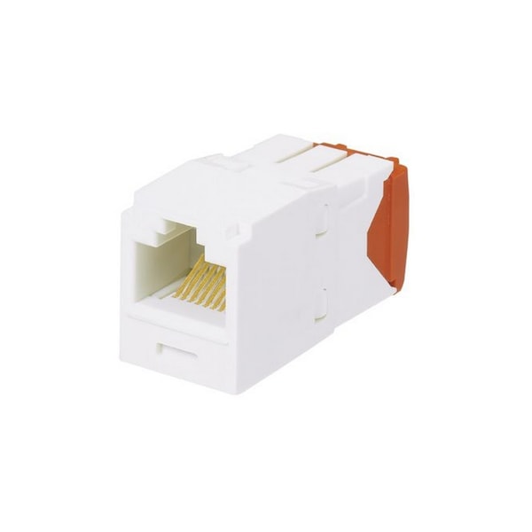 Panduit 1-PORT MOD JACK IDC 8W8P UTP, T568A/B CAT5E IP1 MINI-COM CJ5E88TGIW